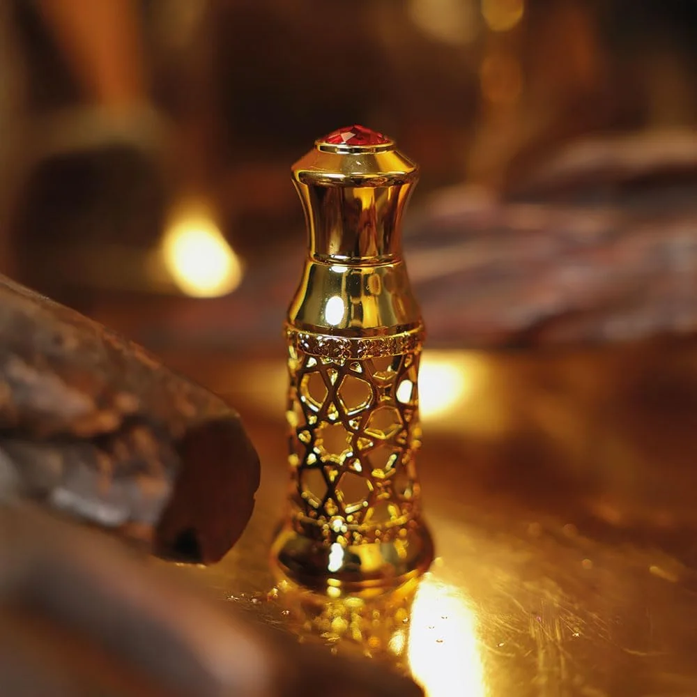 عطر روغنی عود صافی نسیم 6 میلی لیتر - عطر عربی униsex با رایحه های ظریف عود، اسطوخودوس، ادویه ای و گلی - عطر ممتاز برای مردان و زنان، ایده آل برای استفاده روزانه و مناسبت های خاص
