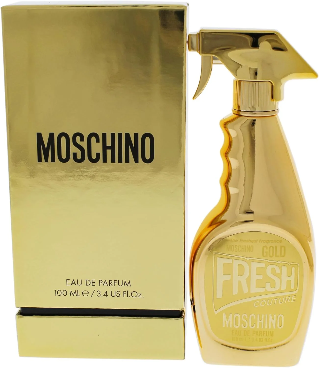 ادکلن زنانه Moschino Fresh Gold - ادو پرفیوم، 100 میلی لیتر