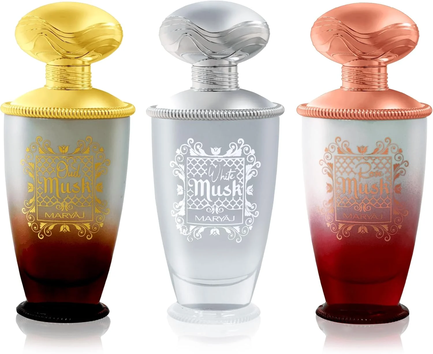 ست هدیه عطر 3 تکه عود عربی و مشک مریاج برای униsex