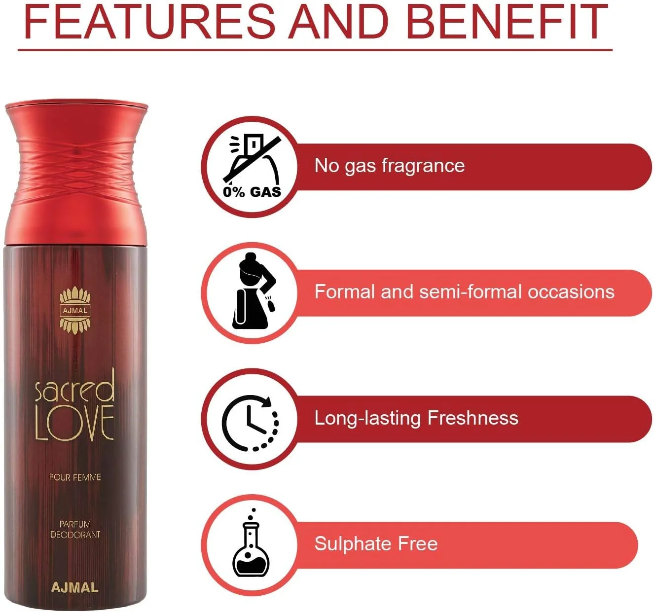 ادکلن مردانه ماریج دایرکشن ایست با رایحه مرکباتی و تند 100 میلی لیتر و دئودورانت زنانه اجمل ساکرد لاو با رایحه گلی و مشکی 200 میلی لیتر + 2 عدد تستر عطر رایگان