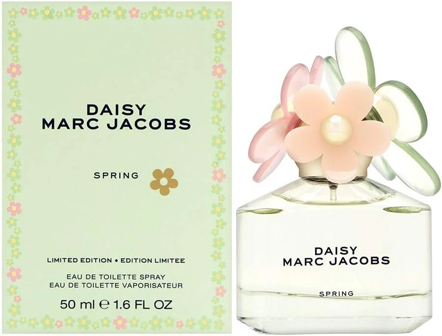 ادکلن زنانه مارک جیکوبز دیزی اسپرینگ ادو تویلت اسپری نسخه محدود، رایحه تند، 1.6 Fl Oz