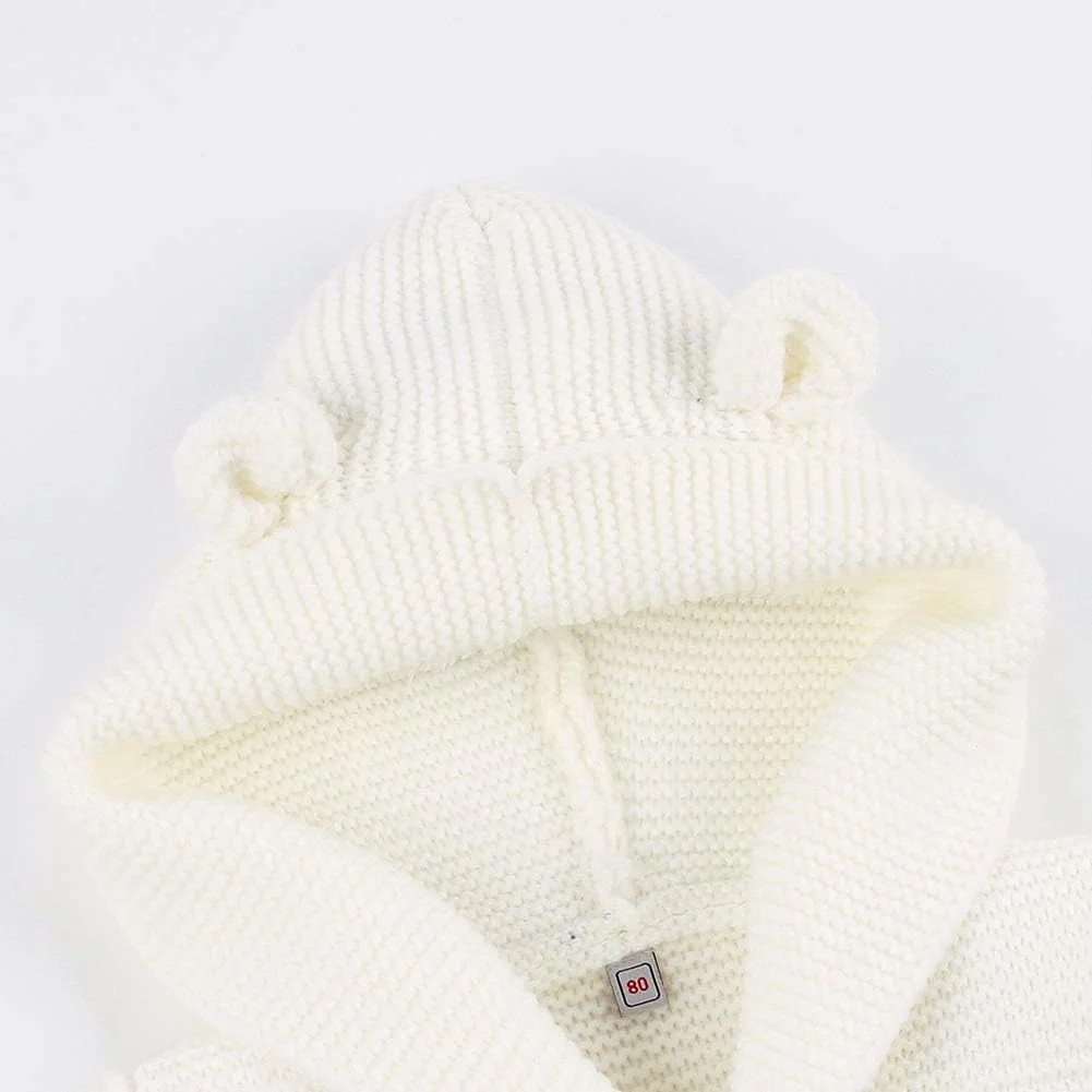 ژاکت بافتنی کلاه دار کودک VICROAD، کت گرم پسرانه دخترانه