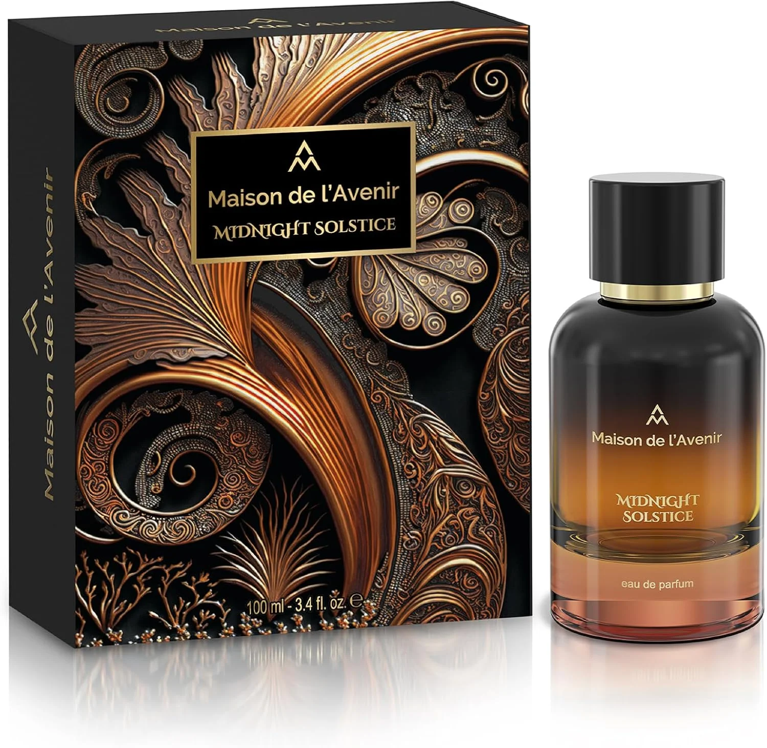 میسون دی لا آونیر میدنایت سولستیس - унисекс - одеколон مردانه - عطر زنانه - شرقی چوبی - با رایحه های مگنولیا، چرم عود و عود کامبوجی - ماندگاری طولانی - عطر نیش فاخر