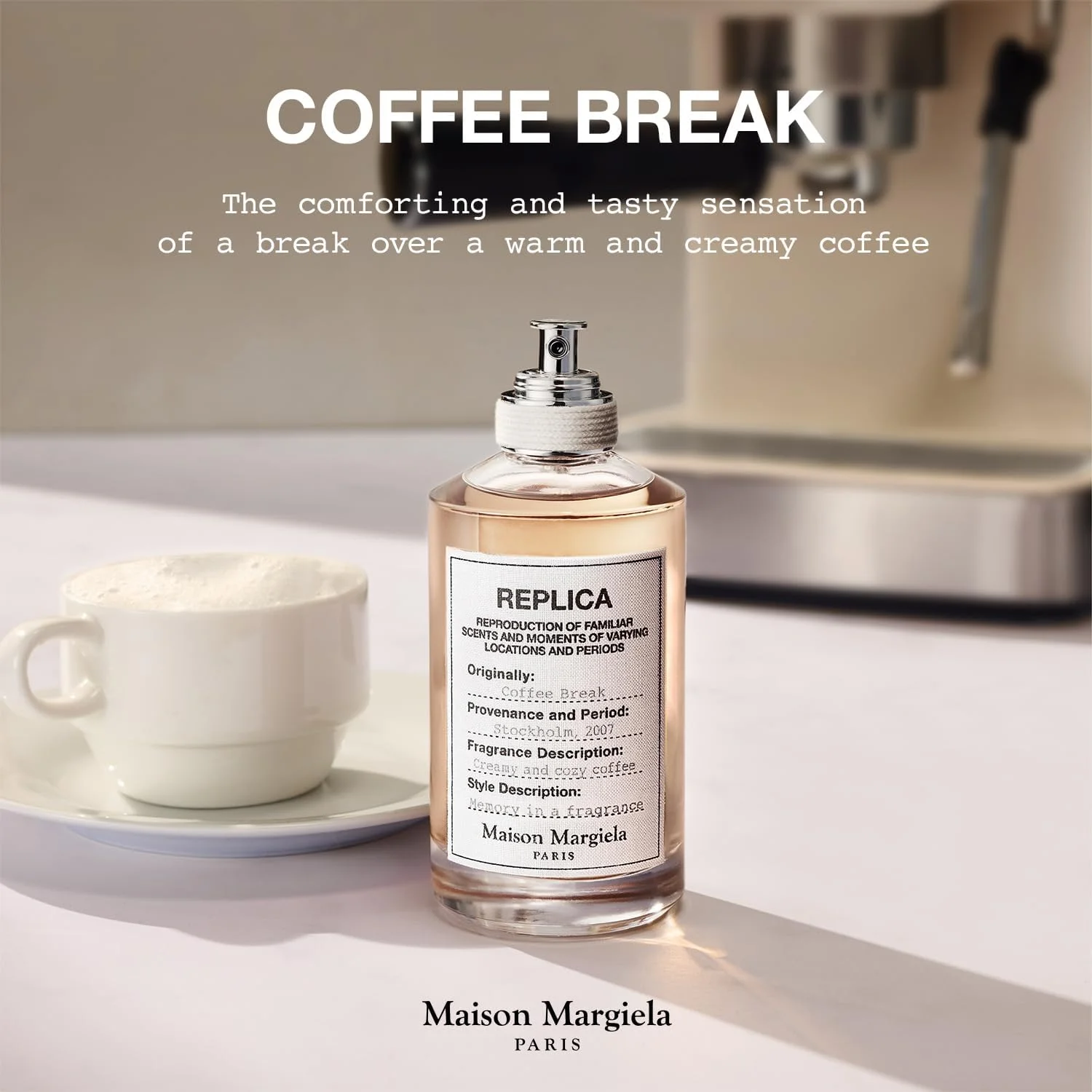 ادکلن унисекс Maison Margiela Replica Coffee Break Eau de Toilette، ۱۰۰ میلی لیتر