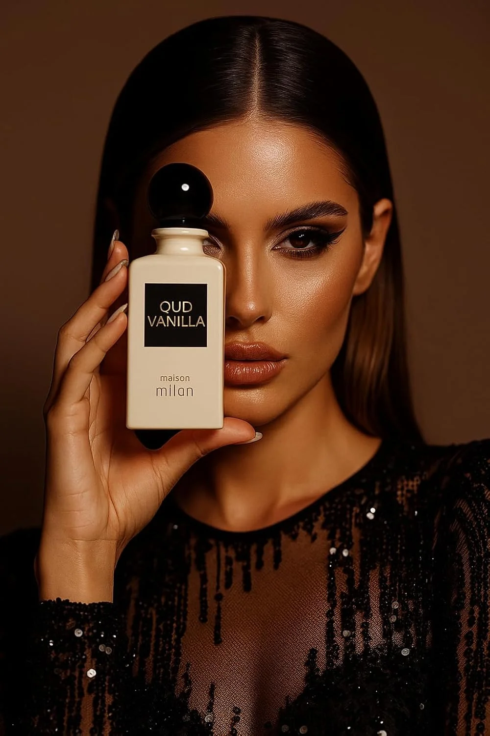 ادکلن унисекс وانیل عود Maison Milan – ادو پرفیوم ماندگار، 90 میلی لیتر – رایحه لوکس و شیک برای آقایان و بانوان – ساخت امارات متحده عربی