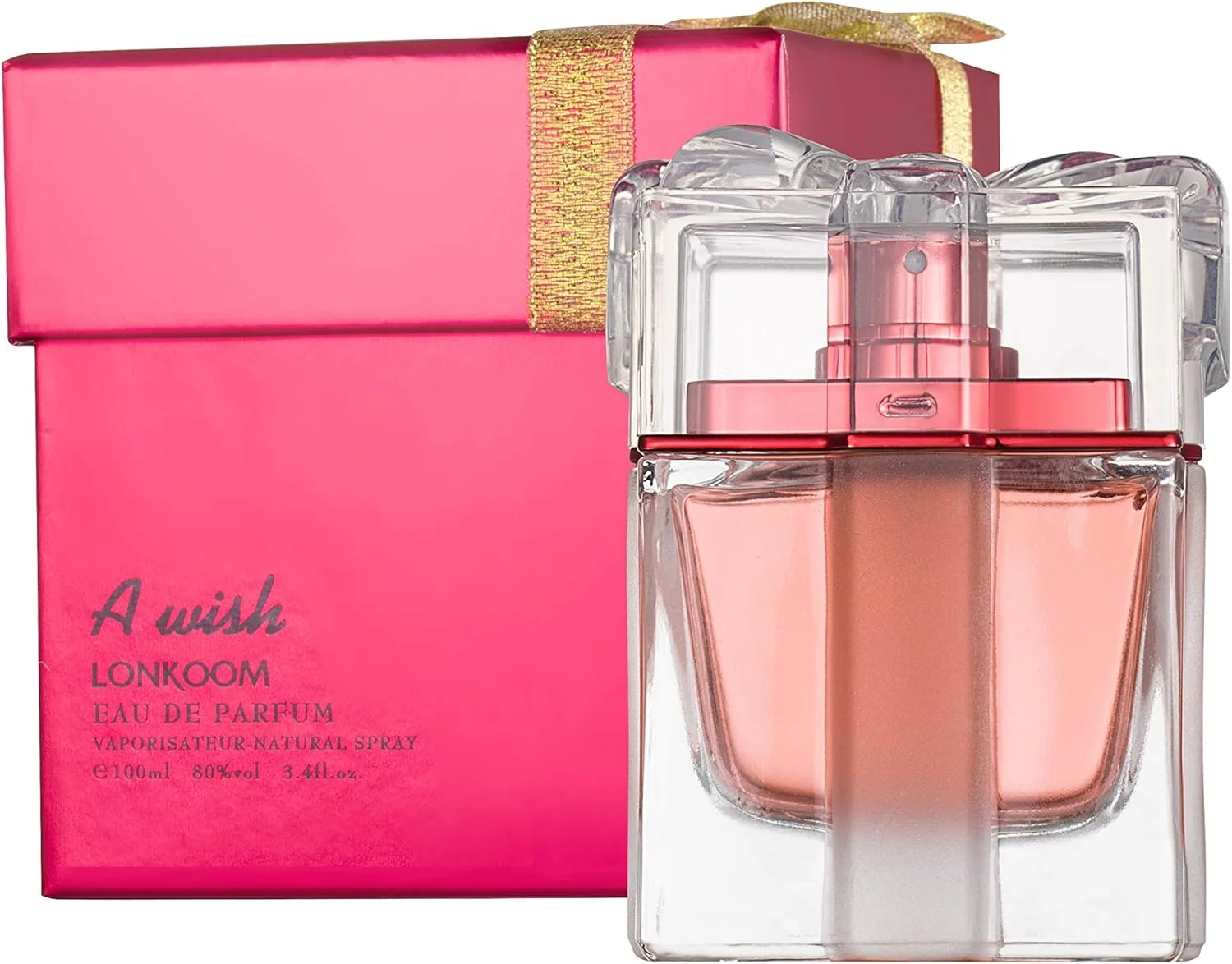 ادکلن زنانه حلال LONKOOM EDP با رایحه شیرین و میوه ای، مناسب هدیه برای همسر و مادر، مدل A WISH RED حجم 100 میلی لیتر ادکلن زنانه حلال LONKOOM EDP با رایحه شیرین و میوه ای، مناسب هدیه برای همسر و مادر، مدل A WISH RED حجم 100 میلی لیتر