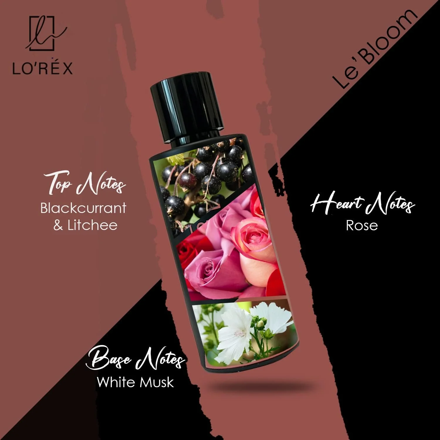 لو'رکس، له' بلوم، ادو پرفیوم، گلی ادویه ای، مناسب برای آقایان و بانوان، 80 میلی لیتر لو'رکس، له' بلوم، ادو پرفیوم، گلی ادویه ای، مناسب برای آقایان و بانوان، 80 میلی لیتر