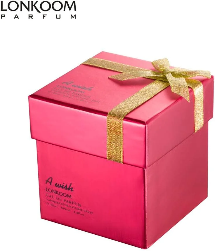 ادکلن زنانه حلال LONKOOM EDP با رایحه شیرین و میوه ای، مناسب هدیه برای همسر و مادر، مدل A WISH RED حجم 100 میلی لیتر ادکلن زنانه حلال LONKOOM EDP با رایحه شیرین و میوه ای، مناسب هدیه برای همسر و مادر، مدل A WISH RED حجم 100 میلی لیتر