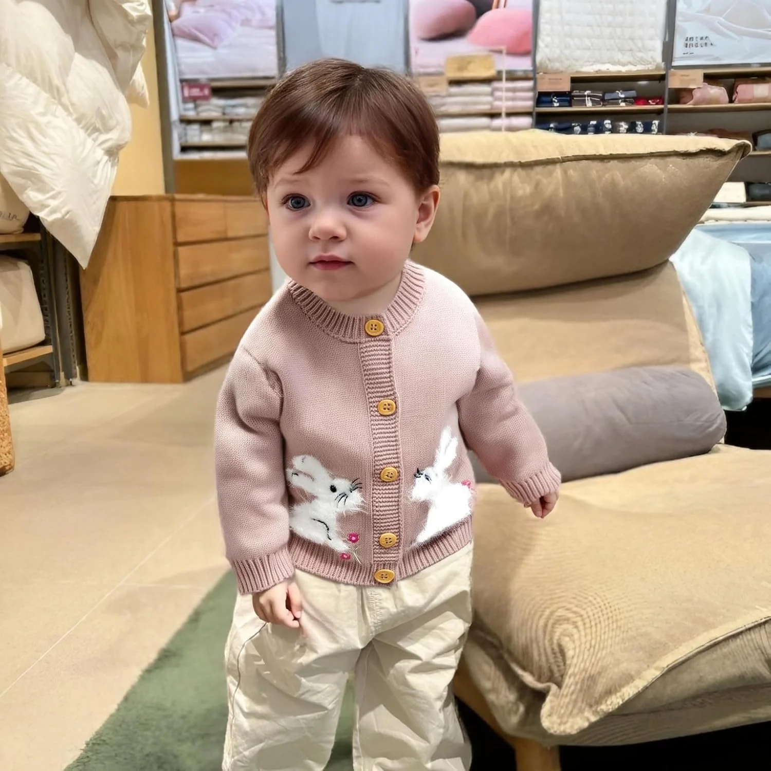 پلیور بافتنی بچه گانه mimixiong، ژاکت آستین بلند، لباس های نرم و راحت پسرانه و دخترانه