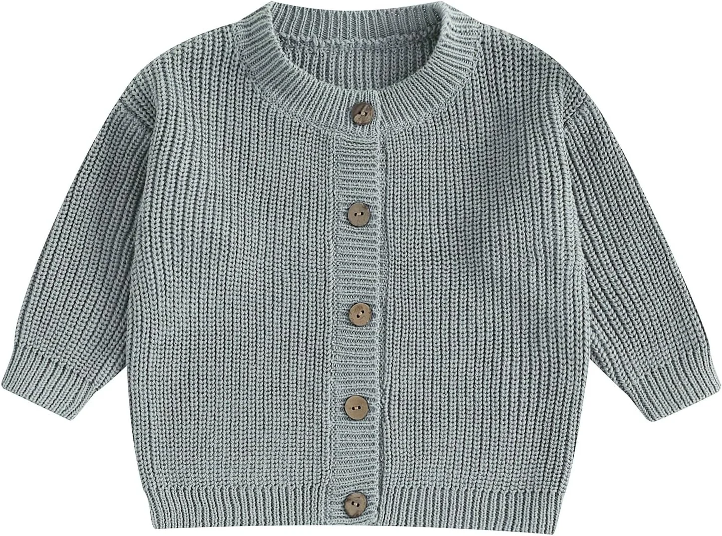 ژاکت بافتنی دکمه دار آستین بلند دخترانه و پسرانه MAYUMMPY مناسب فصل پاییز و زمستان، لباس گرم و یکدست