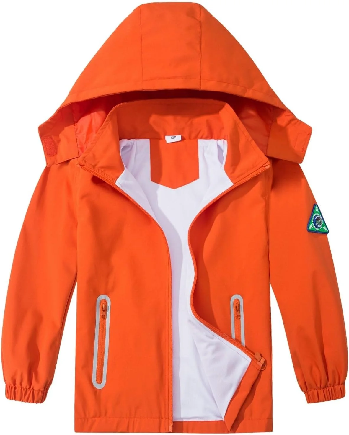 IjnUhb ژاکت پسرانه کلاه دار، بارانی استتاری بچه گانه، بادگیر ضد آب لباس بیرونی غیر رسمی