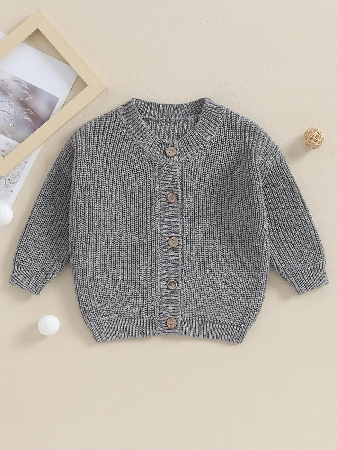 ژاکت بافتنی بچه گانه Dubute، مناسب فصل پاییز و زمستان، آستین بلند، مخصوص نوزادان دختر و پسر ژاکت بافتنی بچه گانه Dubute، مناسب فصل پاییز و زمستان، آستین بلند، مخصوص نوزادان دختر و پسر