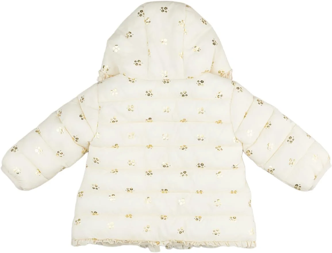 کاپشن سبک وزن دخترانه پریناتال با کلاه و زیپ، ایده آل برای پاییز