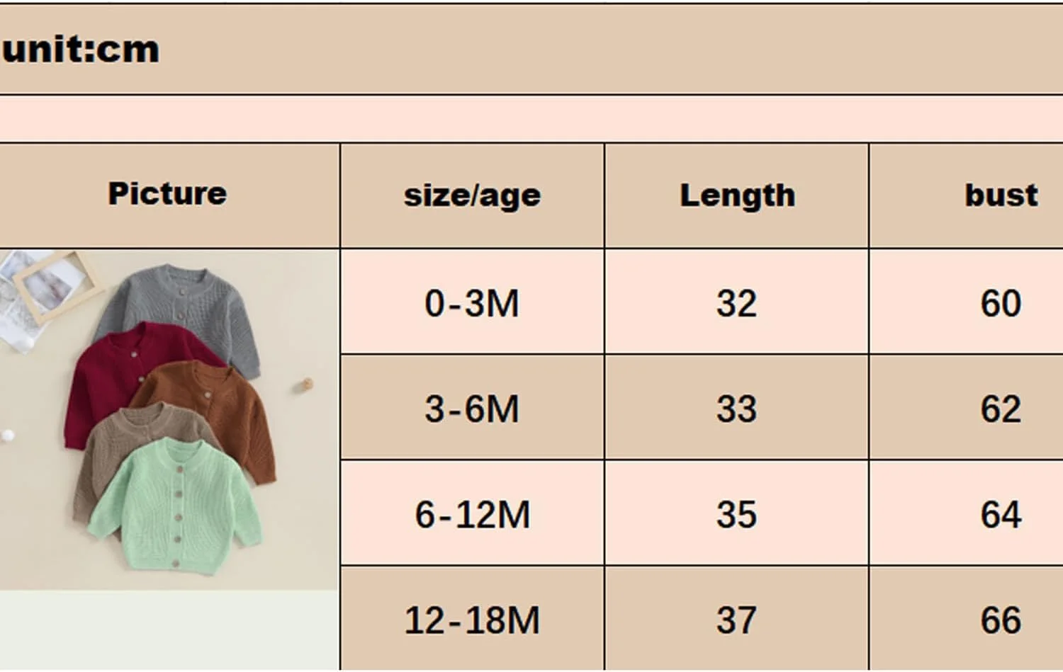 ژاکت بافتنی بچه گانه Dubute، مناسب فصل پاییز و زمستان، آستین بلند، مخصوص نوزادان دختر و پسر ژاکت بافتنی بچه گانه Dubute، مناسب فصل پاییز و زمستان، آستین بلند، مخصوص نوزادان دختر و پسر