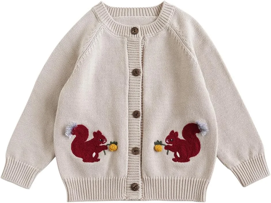 ژاکت بافتنی دخترانه بچه گانه، ژاکت بافتنی دکمه دار قلاب بافی