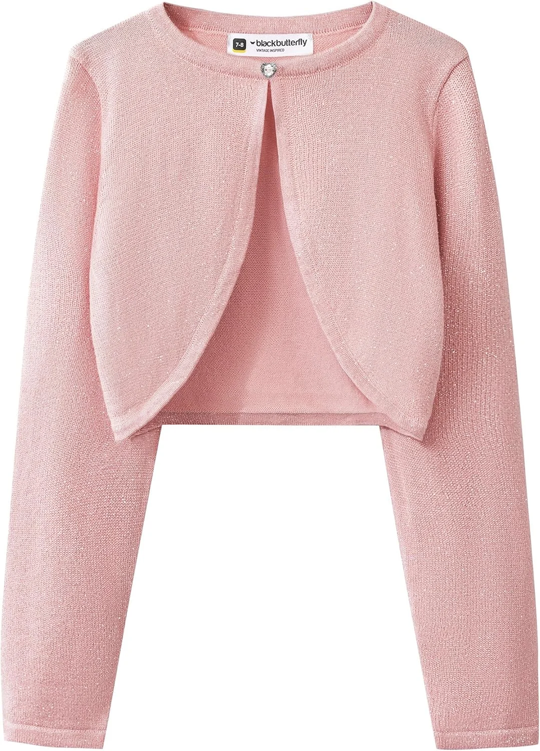 بلوز آستین بلند براق بچگانه BlackButterfly، شال دخترانه