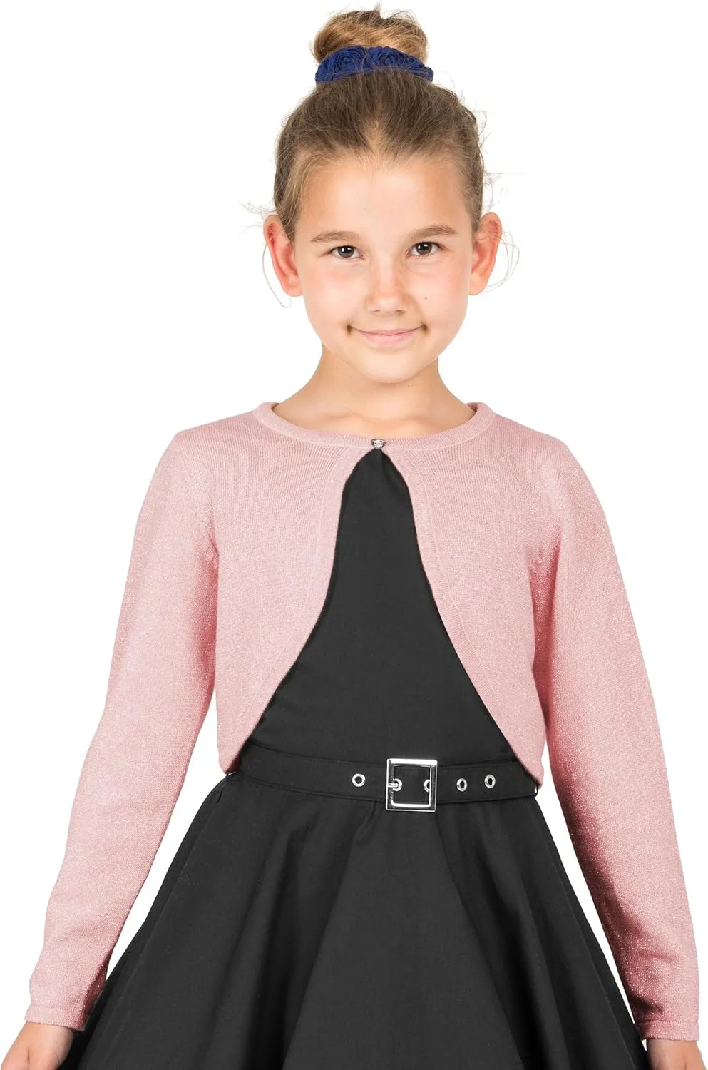 بلوز آستین بلند براق بچگانه BlackButterfly، شال دخترانه