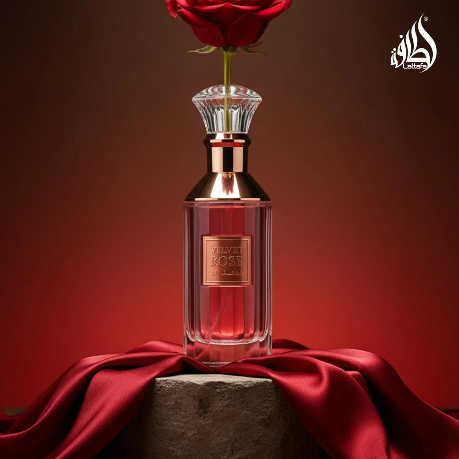 عطر ادو پرفیوم زنانه لطافه Velvet Rose حجم 100 میلی لیتر عطر ادو پرفیوم زنانه لطافه Velvet Rose حجم 100 میلی لیتر