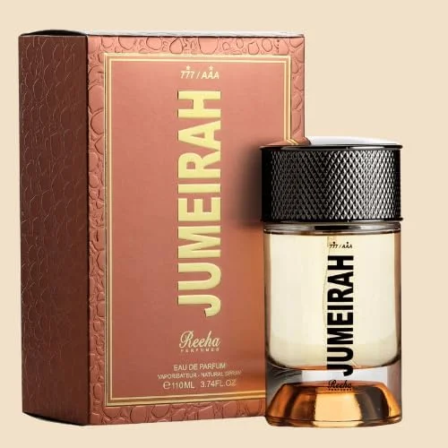 ادکلن جمیرا ادو پرفیوم 110 میلی لیتر، عطر لوکس یونیسکس از ریحا پرفیومز، رایحه ماندگار، ظریف، شرقی و گلی برای مردان و زنان و استفاده روزمره ادکلن جمیرا ادو پرفیوم 110 میلی لیتر، عطر لوکس یونیسکس از ریحا پرفیومز، رایحه ماندگار، ظریف، شرقی و گلی برای مردان و زنان و استفاده روزمره