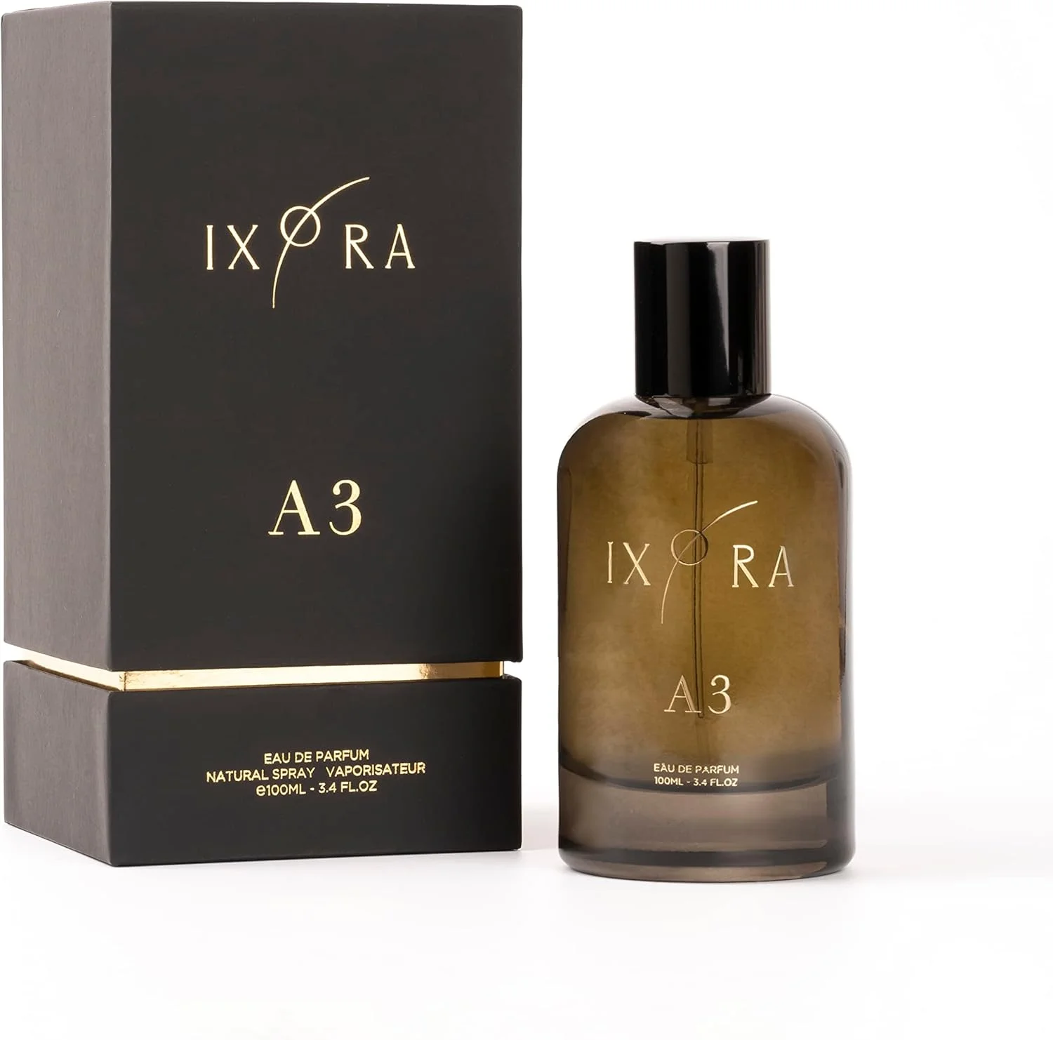 عطر ایکزورا A3 - رایحه شرقی لوکس با نت های عود البخور، عود سفید، زعفران و کهربا عطر ایکزورا A3 - رایحه شرقی لوکس با نت های عود البخور، عود سفید، زعفران و کهربا