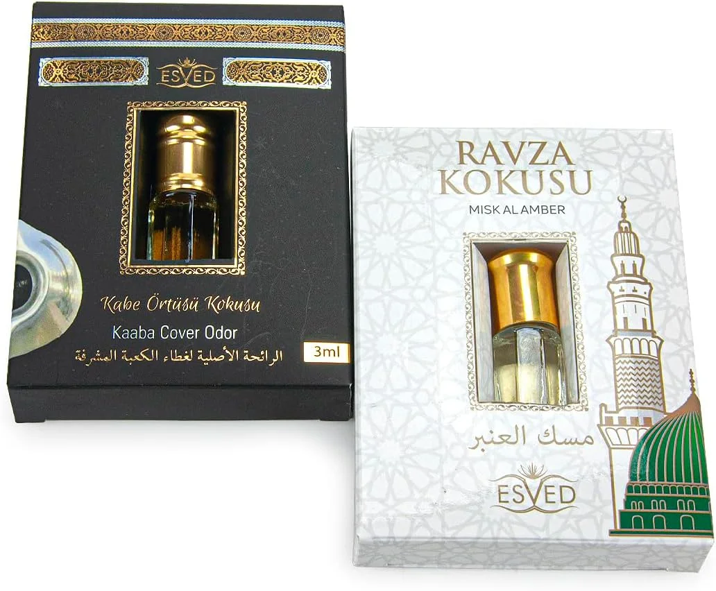 ایخوان آنلاین، عطر شخصی، روغن عطر رولی ماندگار، عطرهای روغنی غیر الکلی برای مردان و زنان، بسته 2 عددی - 6 میلی لیتر / 0.20 اونس مایع، پوشش کعبه، روضه ایخوان آنلاین، عطر شخصی، روغن عطر رولی ماندگار، عطرهای روغنی غیر الکلی برای مردان و زنان، بسته 2 عددی - 6 میلی لیتر / 0.20 اونس مایع، پوشش کعبه، روضه