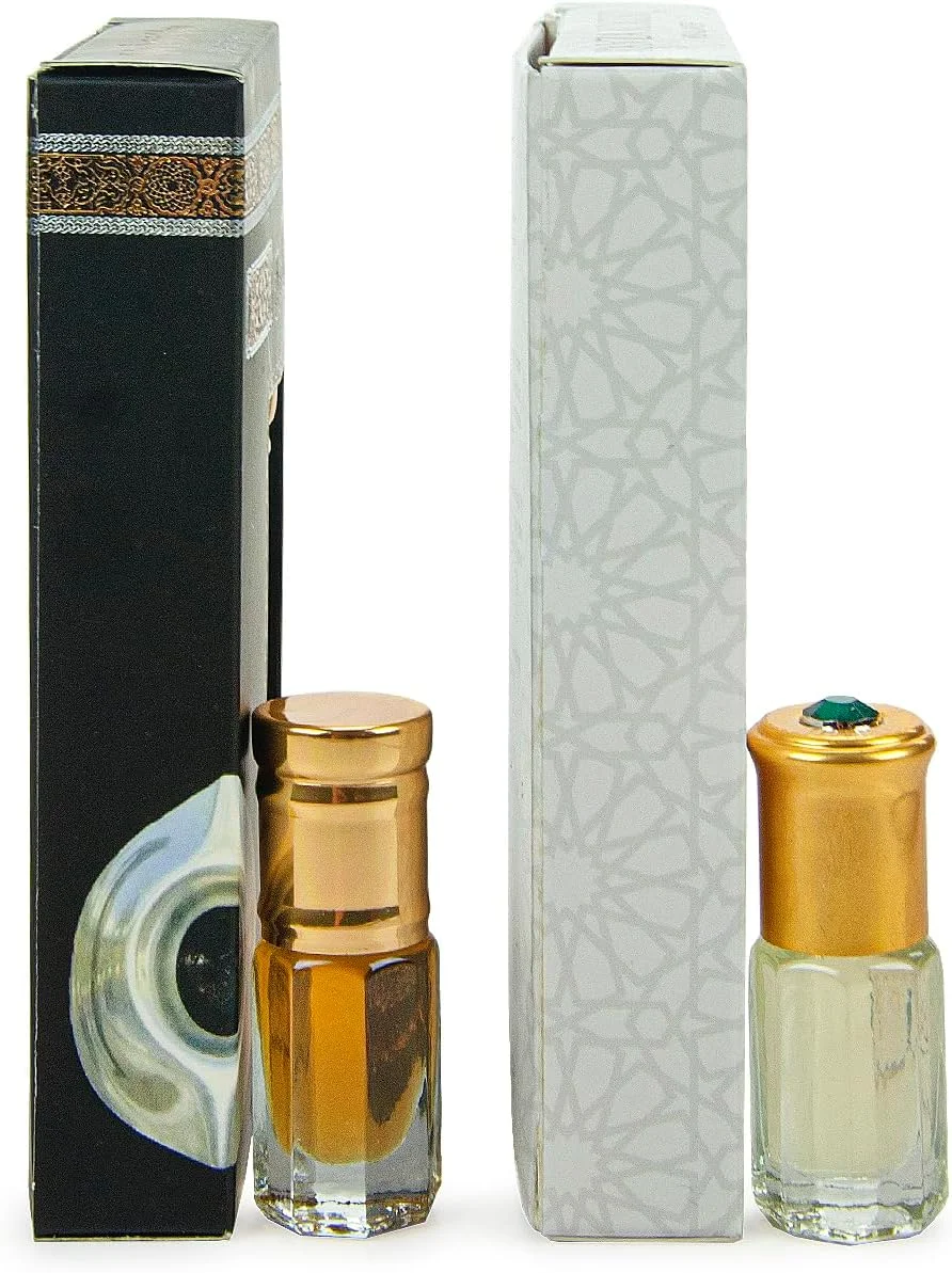 ایخوان آنلاین، عطر شخصی، روغن عطر رولی ماندگار، عطرهای روغنی غیر الکلی برای مردان و زنان، بسته 2 عددی - 6 میلی لیتر / 0.20 اونس مایع، پوشش کعبه، روضه ایخوان آنلاین، عطر شخصی، روغن عطر رولی ماندگار، عطرهای روغنی غیر الکلی برای مردان و زنان، بسته 2 عددی - 6 میلی لیتر / 0.20 اونس مایع، پوشش کعبه، روضه