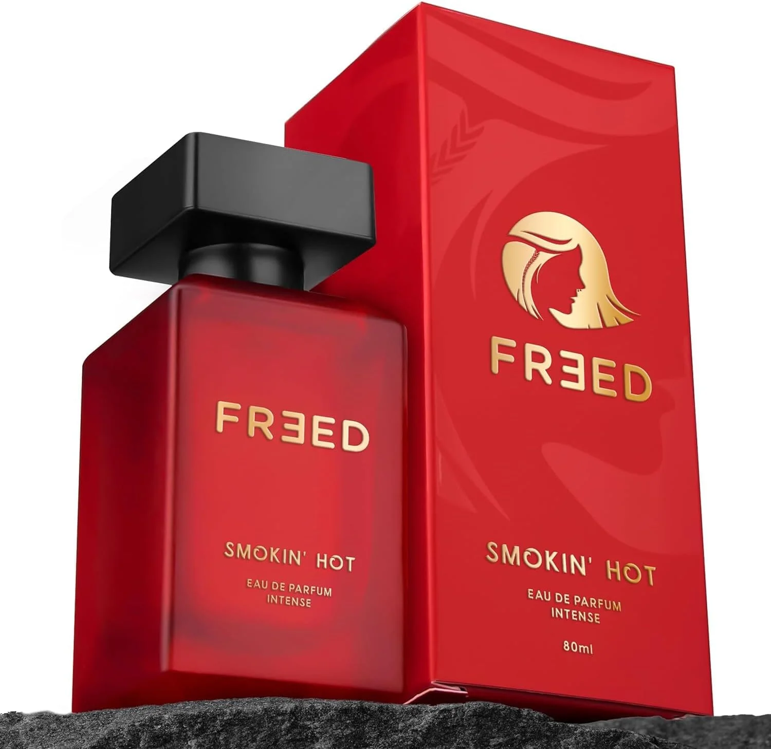ادکلن زنانه FREED Smokin' Hot EDP، حجم 80 میلی لیتر | نعناع هندی، مرکبات وحشی، فلفل صورتی تند | ادو پرفیوم شرقی تند، ماندگاری بالا | بهترین هدیه برای خانم ها