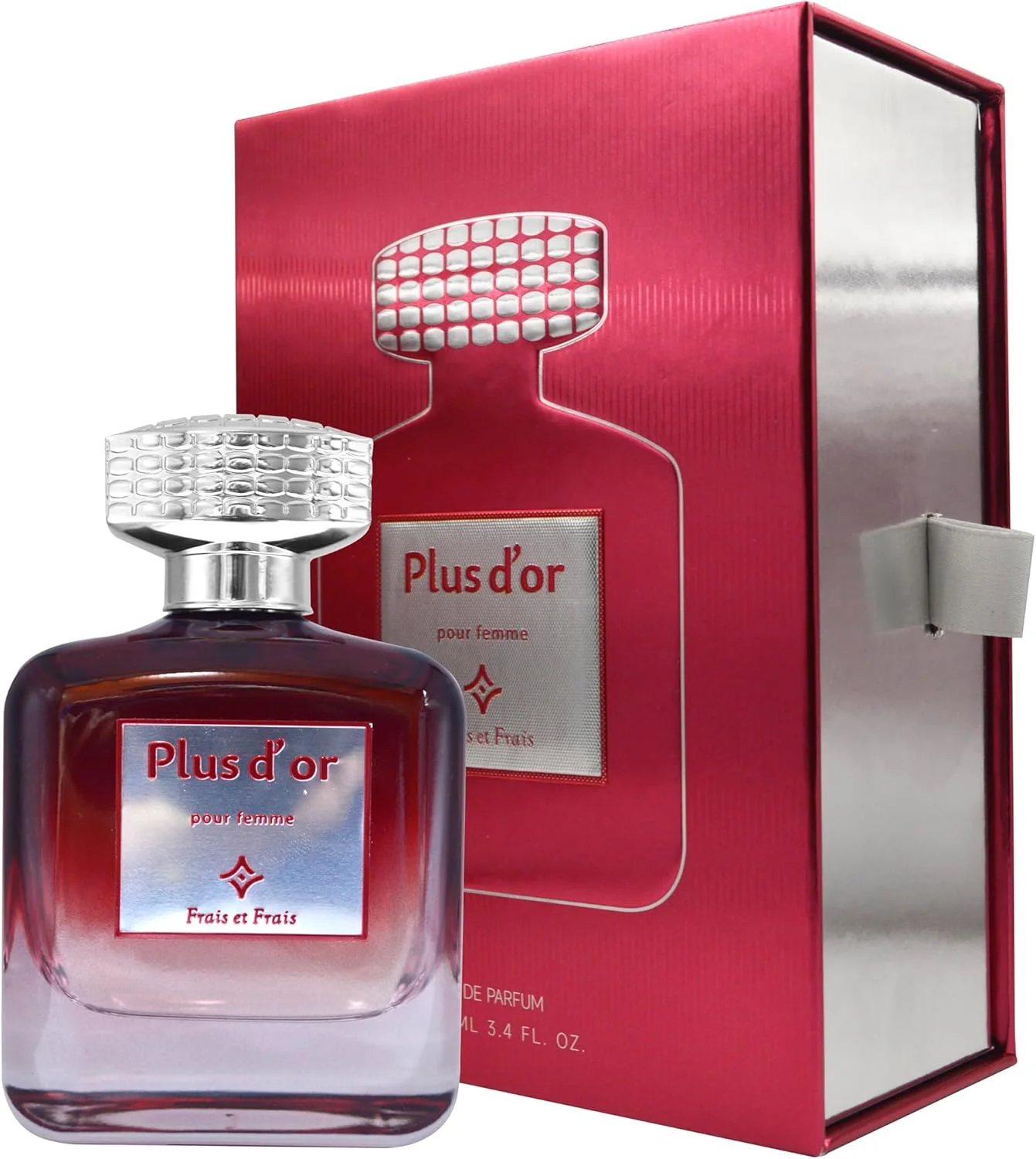 ادکلن فراس ات فراس پلاس دور 100 میلی لیتر - ادو پرفیوم - رایحه ماندگار و ممتاز زنانه با رایحه جیر و وانیل بوربن