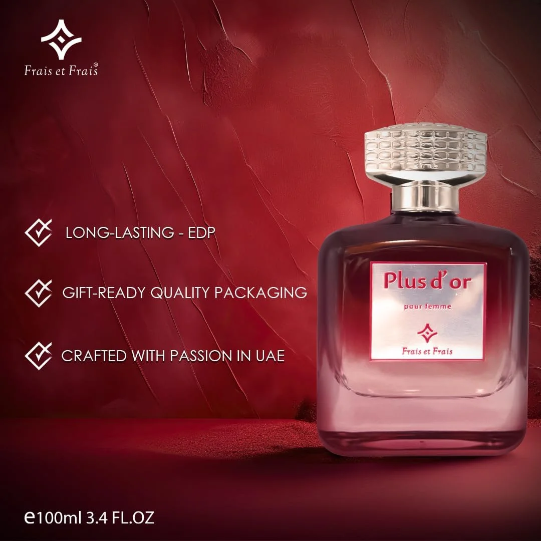 ادکلن فراس ات فراس پلاس دور 100 میلی لیتر - ادو پرفیوم - رایحه ماندگار و ممتاز زنانه با رایحه جیر و وانیل بوربن