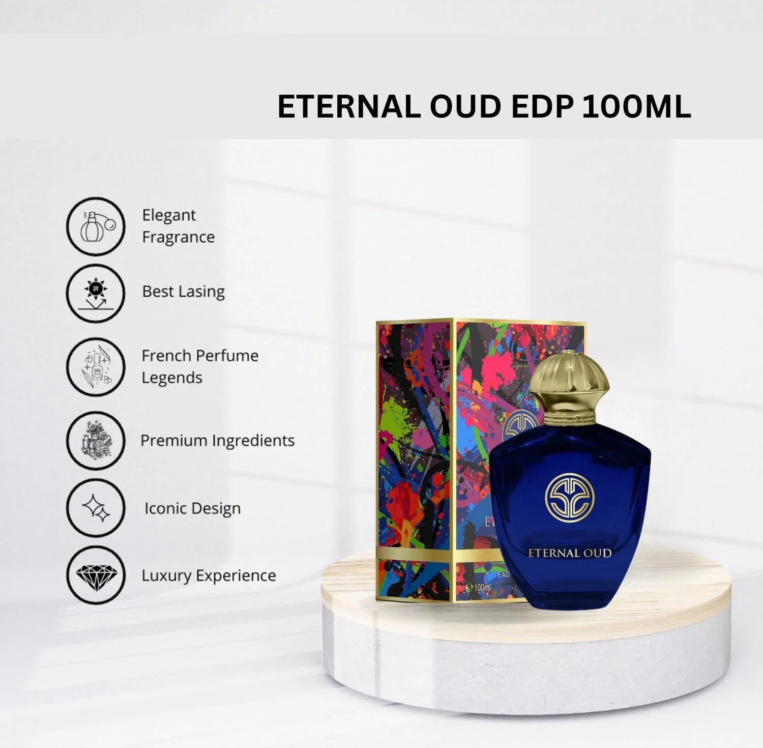 عطر ادو پرفیوم Eternal Oud Secrets 100ml - رایحه تند و ماندگار با نت های ادویه ای خاص برای آقایان و بانوان / ادو پرفیوم ممتاز | رایحه تند یونیسکس عطر ادو پرفیوم Eternal Oud Secrets 100ml - رایحه تند و ماندگار با نت های ادویه ای خاص برای آقایان و بانوان / ادو پرفیوم ممتاز | رایحه تند یونیسکس