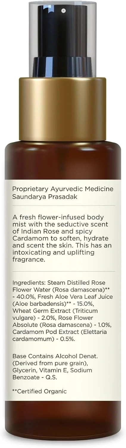 اسپری بدن سایز مسافرتی Forest Essentials با رایحه گل رز و هل 50 میلی لیتر اسپری بدن سایز مسافرتی Forest Essentials با رایحه گل رز و هل 50 میلی لیتر