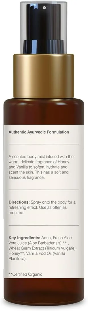 اسپری بدن سایز مسافرتی Forest Essentials با رایحه عسل و وانیل | اسپری بدن طبیعی و آبرسان برای آقایان و بانوان | رایحه لوکس گلی و شرقی | 50 میلی لیتر اسپری بدن سایز مسافرتی Forest Essentials با رایحه عسل و وانیل | اسپری بدن طبیعی و آبرسان برای آقایان و بانوان | رایحه لوکس گلی و شرقی | 50 میلی لیتر