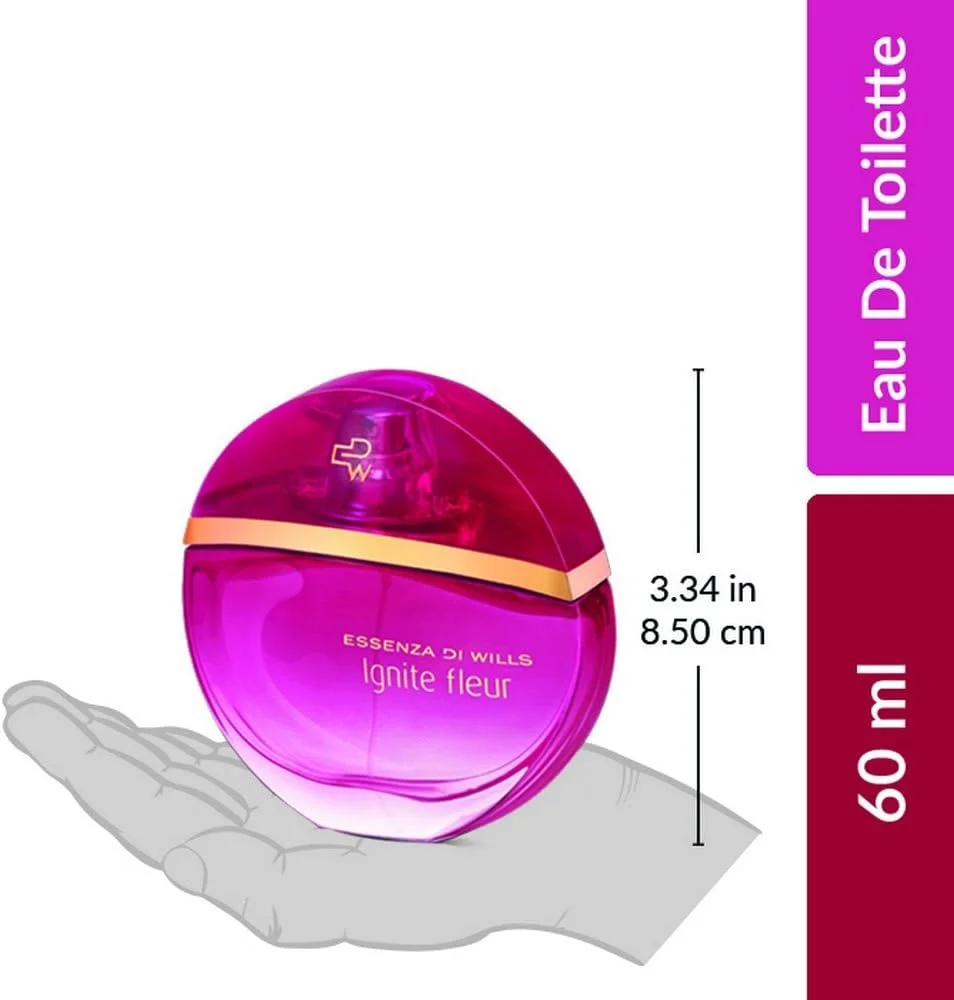 ادو تویلت زنانه لوکس Essenza Di Wills Ignite Fleur، ۶۰ میلی لیتر ادو تویلت زنانه لوکس Essenza Di Wills Ignite Fleur، ۶۰ میلی لیتر