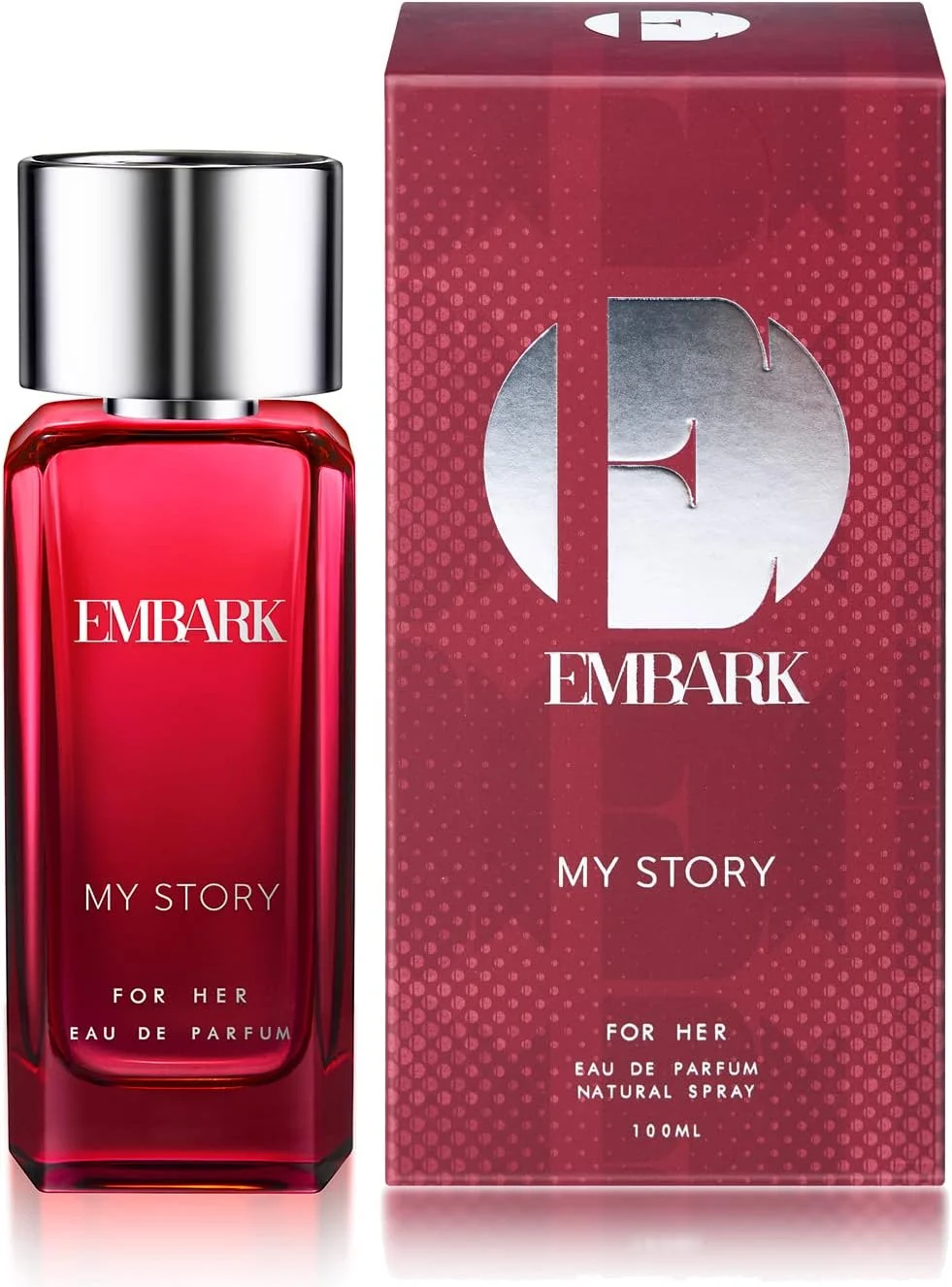 عطرهای EMBARK برای زنان/خانم ها/دختران - رایحه ماندگار، عطر زنانه مای استوری فور هر، گل های شرقی، رایحه تمام روز برای پوست هندی (100 میلی لیتر)