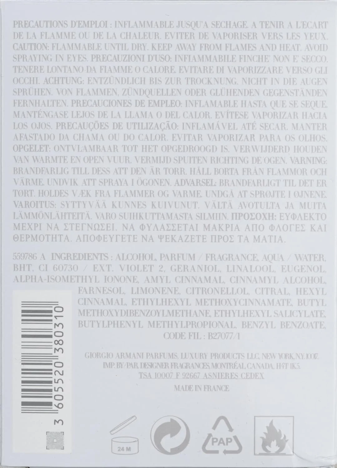 ادکلن زنانه امپریو آرمانی Diamonds ادو پرفیوم 100 میلی لیتر