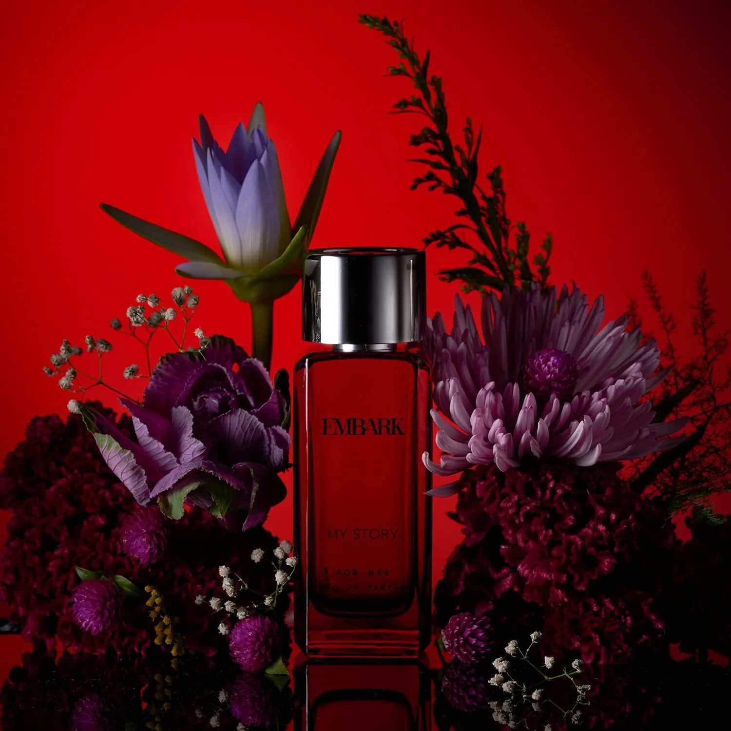 عطرهای EMBARK برای زنان/خانم ها/دختران - رایحه ماندگار، عطر زنانه مای استوری فور هر، گل های شرقی، رایحه تمام روز برای پوست هندی (100 میلی لیتر)