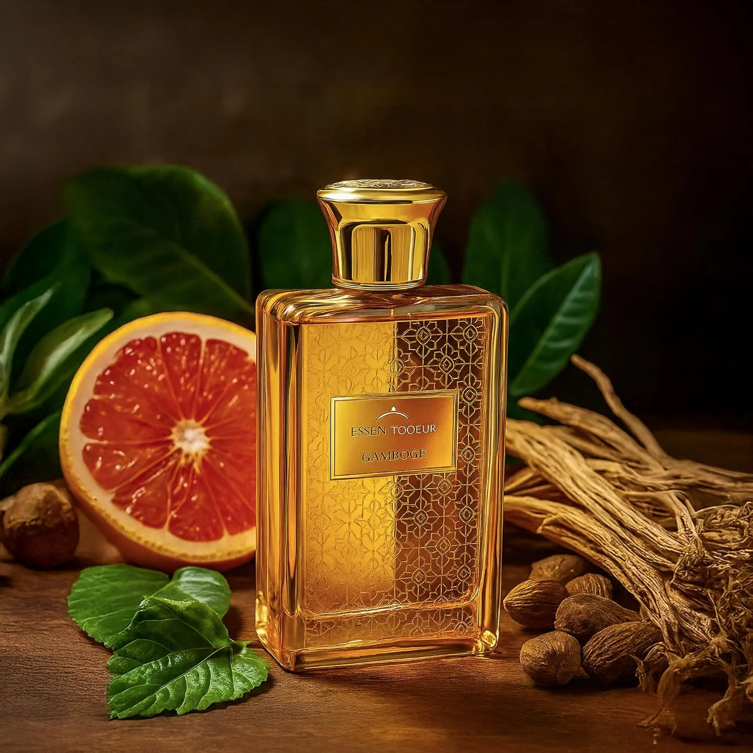 ادو پرفیوم унисекс Essence De Coeur Gamboge ۱۰۰ میلی لیتر – رایحه شرقی ماندگار با گریپ فروت، آمبرت، مشک و وتیور – عطر لوکس برای آقایان و بانوان