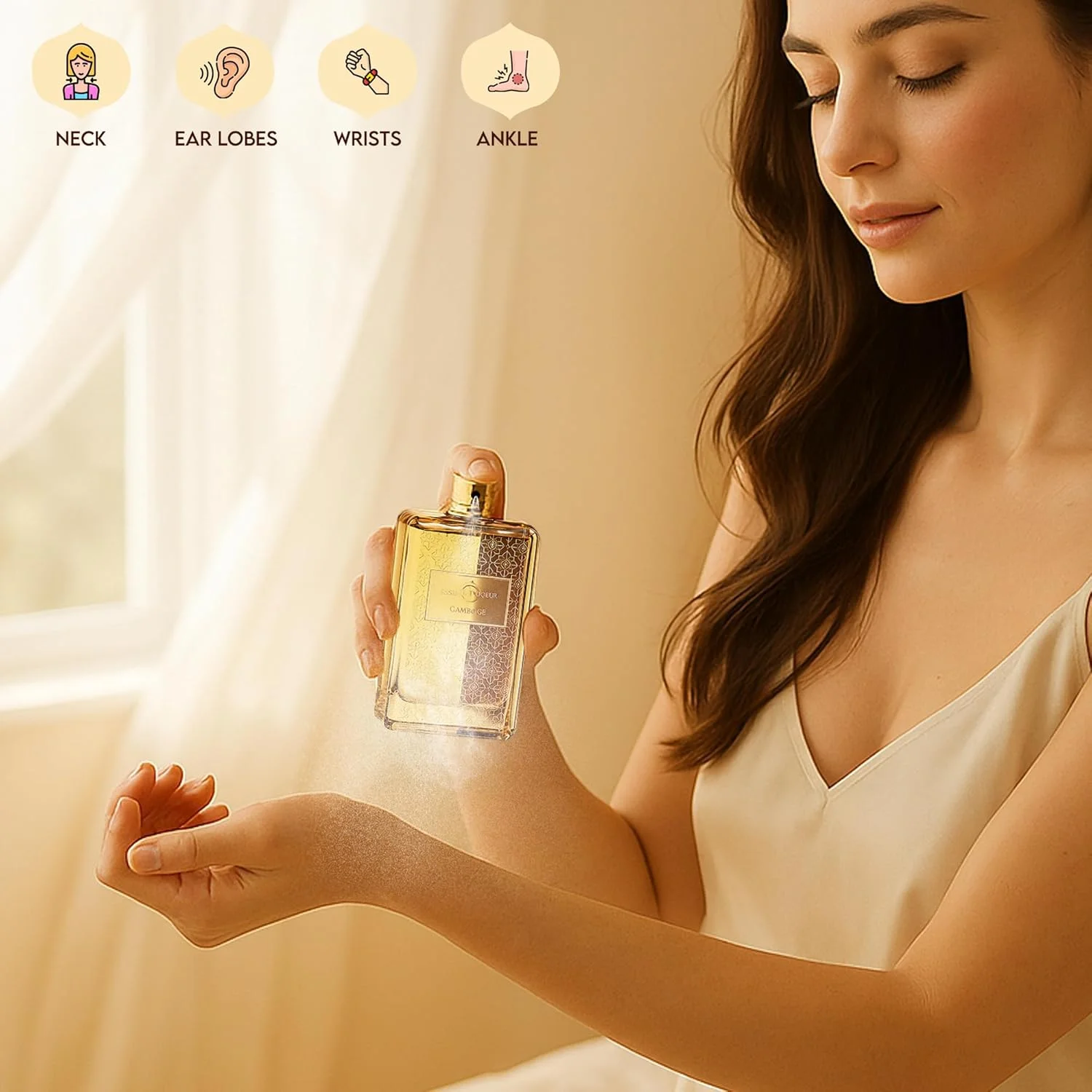 ادو پرفیوم унисекс Essence De Coeur Gamboge ۱۰۰ میلی لیتر – رایحه شرقی ماندگار با گریپ فروت، آمبرت، مشک و وتیور – عطر لوکس برای آقایان و بانوان