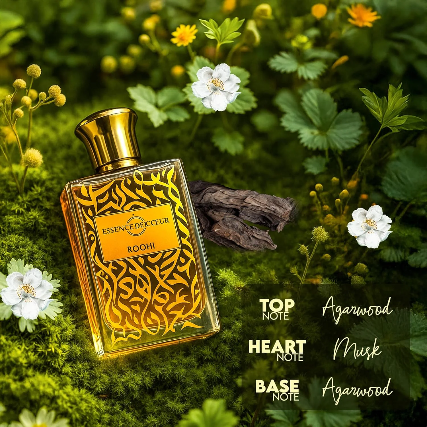 عطر روحی عود Essence De Coeur برای آقایان و بانوان - عطر بدون الکل ماندگار با رایحه آگاروود و مشک - رایحه عربی شرقی - رایحه شیک و یونیسکس برای استفاده روزانه یا هدیه - 100 میلی لیتر عطر روحی عود Essence De Coeur برای آقایان و بانوان - عطر بدون الکل ماندگار با رایحه آگاروود و مشک - رایحه عربی شرقی - رایحه شیک و یونیسکس برای استفاده روزانه یا هدیه - 100 میلی لیتر