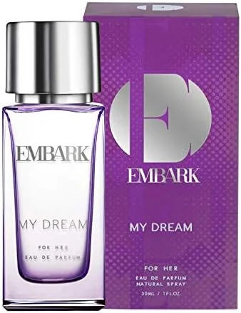 EMBARK My Dream for Her، عطر زنانه، 30 میلی لیتر رایحه گلی، شرقی، چوبی با ماندگاری طولانی، بطری سایز مسافرتی