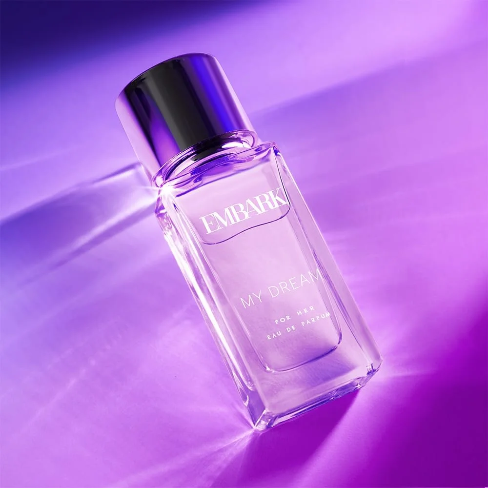 EMBARK My Dream for Her، عطر زنانه، 30 میلی لیتر رایحه گلی، شرقی، چوبی با ماندگاری طولانی، بطری سایز مسافرتی EMBARK My Dream for Her، عطر زنانه، 30 میلی لیتر رایحه گلی، شرقی، چوبی با ماندگاری طولانی، بطری سایز مسافرتی