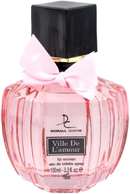 ادکلن زنانه دورال کالکشن مدل Ville De L'Amour - 100 میلی لیتر (بسته 2 عددی)، رایحه گلی و میوه ای با ماندگاری طولانی، عطر بدن زنانه