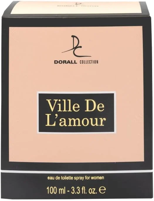 ادکلن زنانه دورال کالکشن مدل Ville De L'Amour - 100 میلی لیتر (بسته 2 عددی)، رایحه گلی و میوه ای با ماندگاری طولانی، عطر بدن زنانه