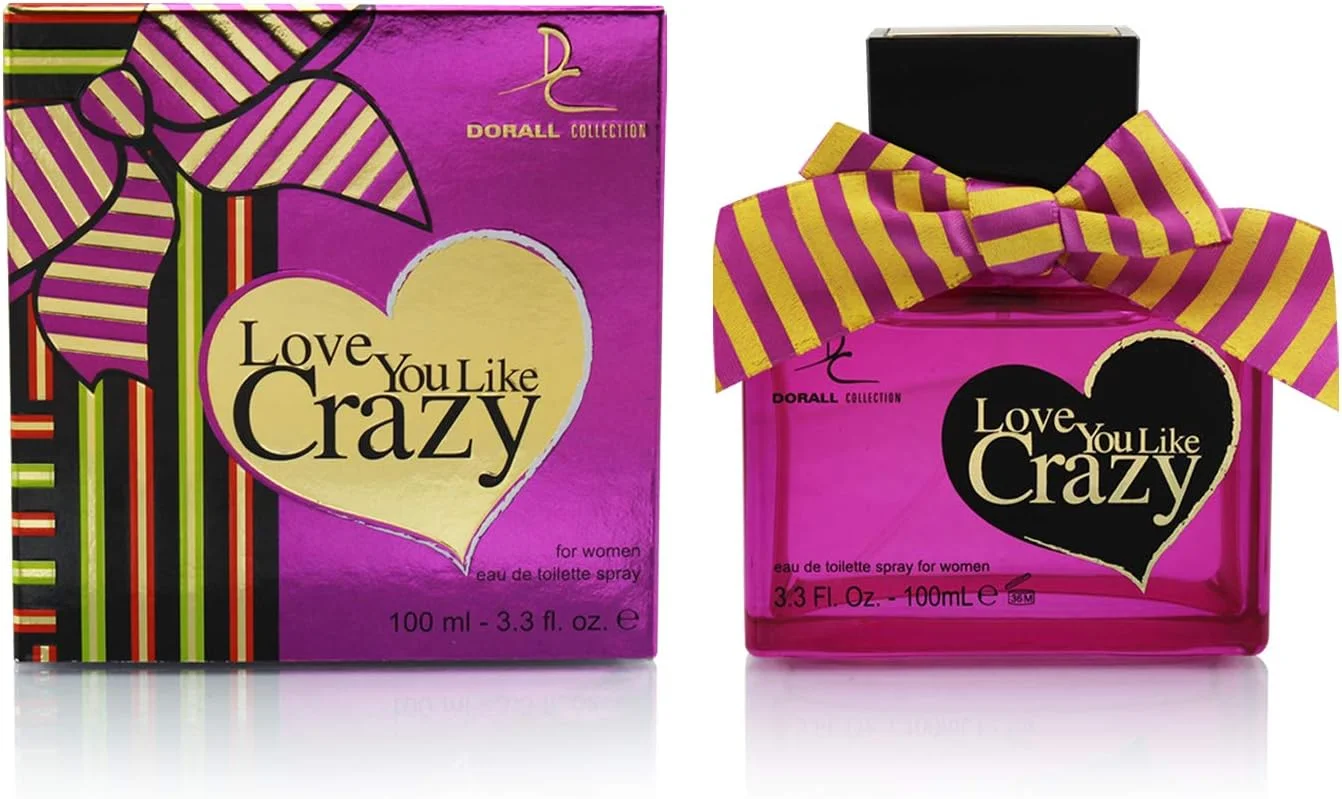 ادکلن زنانه دورال کالکشن مدل Love You Like Crazy - حجم 100 میلی لیتر، رایحه ماندگار تند و مشک - عطر روزانه با طراوت