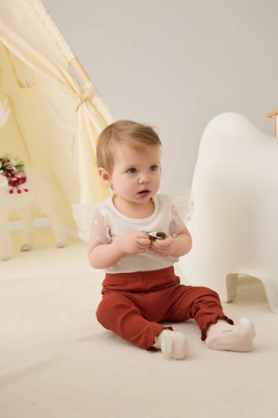 تی شرت دخترانه OPAWO، آستین پفی خالدار، تی شرت آستین کوتاه کبریتی، تی شرت تک رنگ دخترانه، سایز 1 تا 5 سال تی شرت دخترانه OPAWO، آستین پفی خالدار، تی شرت آستین کوتاه کبریتی، تی شرت تک رنگ دخترانه، سایز 1 تا 5 سال