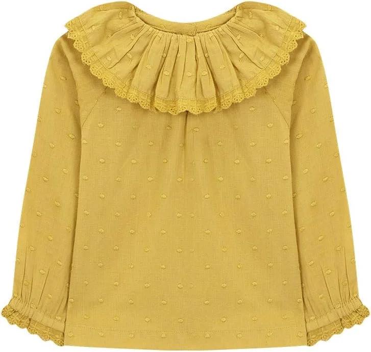 بلوز دخترانه نوزادی Gocco مدل Camisa Cuello Flounce