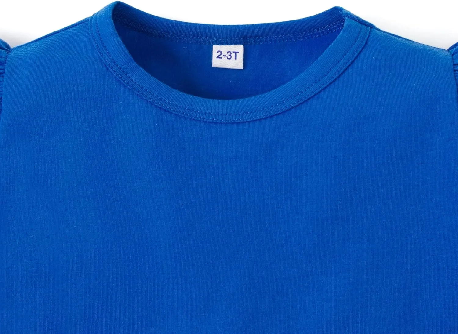 بلوز آستین بلند دخترانه Magic Park مناسب کودکان 12 ماهه تا 7 ساله، تیشرت های ساده و پایه ای، تاپ های دخترانه با سرآستین های چین دار