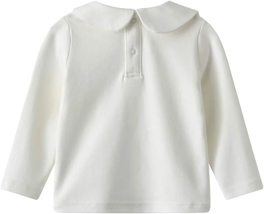 تی شرت آستین بلند یقه پیتر پن دخترانه و پسرانه