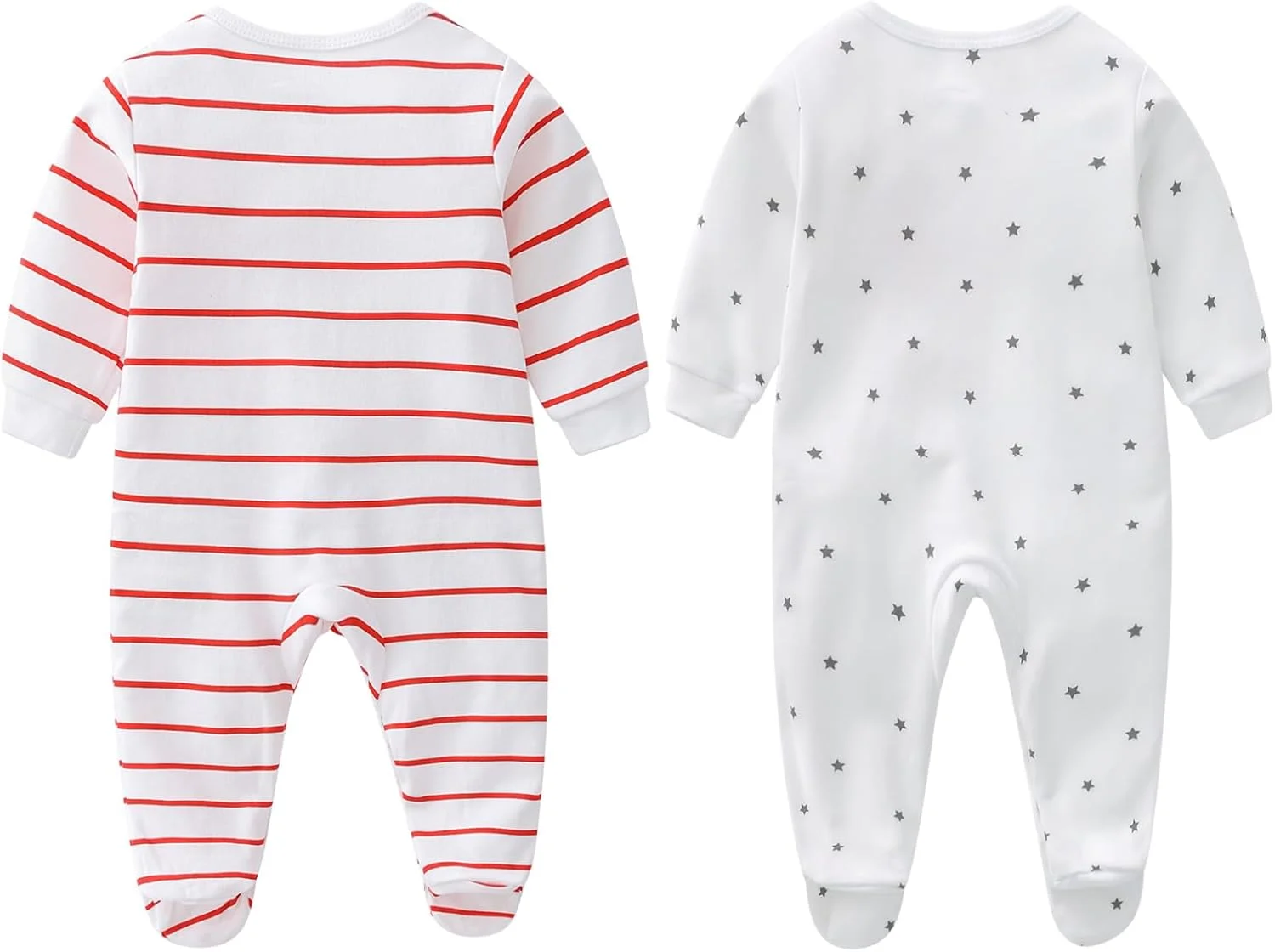 ست لباس خواب نوزادی دو عددی Lullaby Layers – رامپرهای نخی جوراب دار طرح دوستت دارم مامان و بابا – مناسب نوزاد تا 24 ماه برای دختر و پسر ست لباس خواب نوزادی دو عددی Lullaby Layers – رامپرهای نخی جوراب دار طرح دوستت دارم مامان و بابا – مناسب نوزاد تا 24 ماه برای دختر و پسر