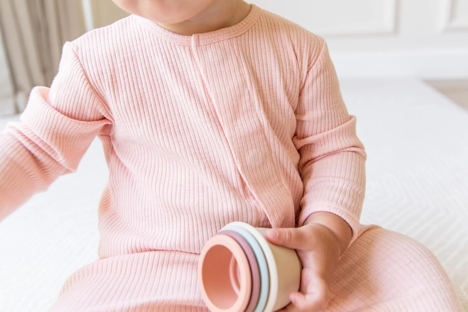 رامپر نوزادی آستین بلند مگنت مانکی با بست های مغناطیسی مخفی، پنبه ارگانیک - لباس نوزادی یونیسکس رامپر نوزادی آستین بلند مگنت مانکی با بست های مغناطیسی مخفی، پنبه ارگانیک - لباس نوزادی یونیسکس